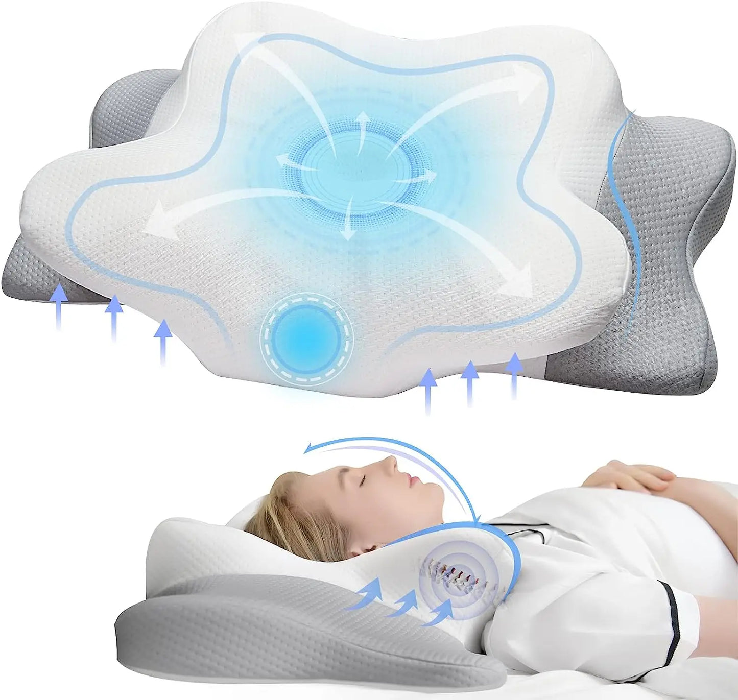 Comfy Hush™ Memory Foam Pillow Butterfly