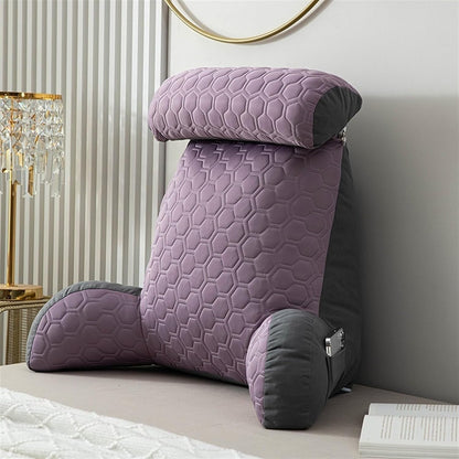 Comfy Hush™ Reading Cushion for Bed and Sofa with Armrests